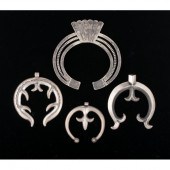 Navajo Silver Naja Pendants Co