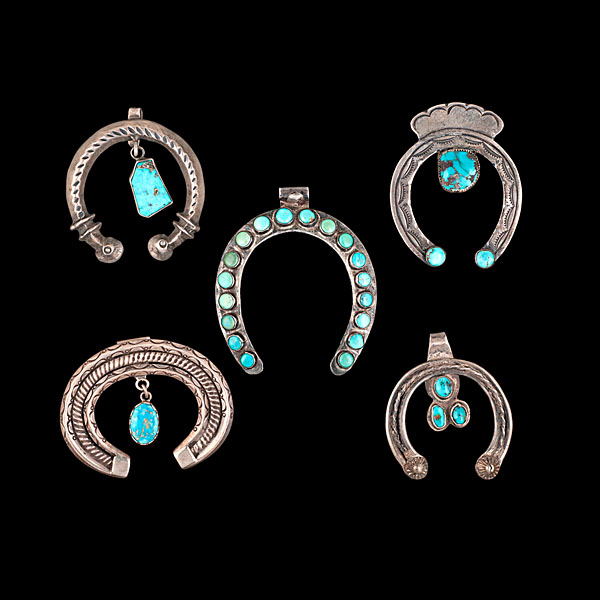 Navajo Silver Najas with