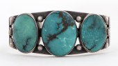 NAVAJO SILVER OLD PAWN TURQUOI