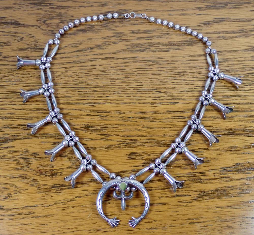 NAVAJO SILVER SQUASH BLOSSOM