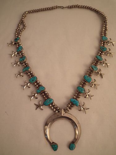 NAVAJO SILVER SQUASH BLOSSOM