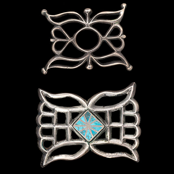 Navajo Silver Tufa-Cast Ketohs