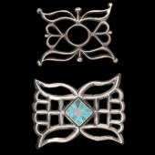 Navajo Silver Tufa-Cast Ketohs