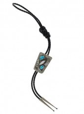 NAVAJO SILVER TURQUOISE & MOTH