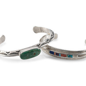Navajo Slender Sterling Silver Cuff