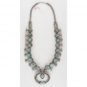 Navajo Squash Blossom Necklace