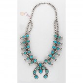 Navajo Squash Blossom Necklace