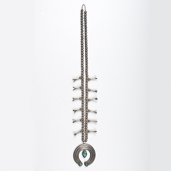 Navajo Squash Blossom Necklace with