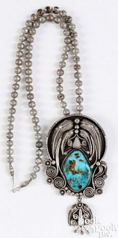 NAVAJO SQUASH BLOSSOM NECKLACE