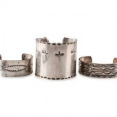 Navajo Stamped Silver Cuffs
mi