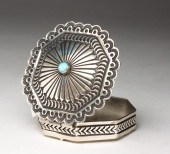 NAVAJO STERLING BOX BY DANIEL