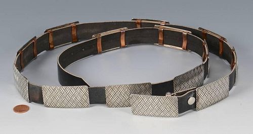 NAVAJO STERLING & COPPER CONCHO