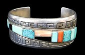NAVAJO STERLING CUFF BRACELET