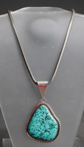 NAVAJO STERLING SILVER AND TUR