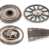 Navajo Sterling Silver Belt Bu