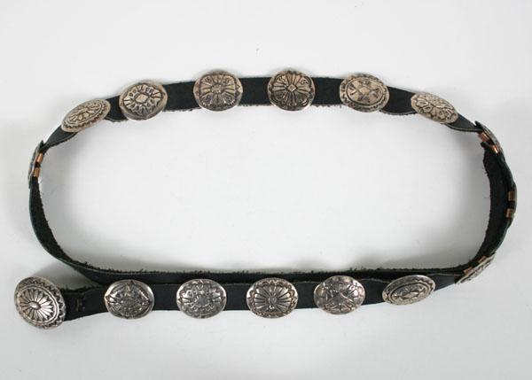 Navajo sterling silver concho