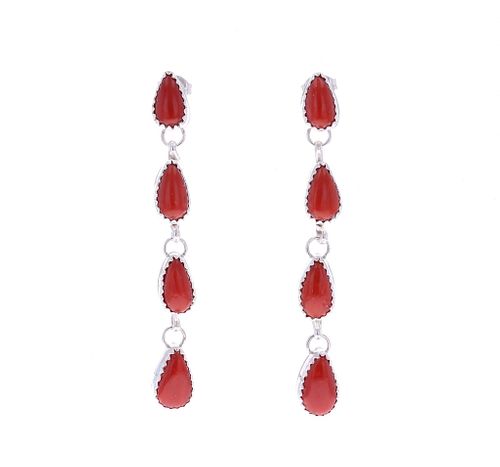 NAVAJO STERLING SILVER RED BRANCH