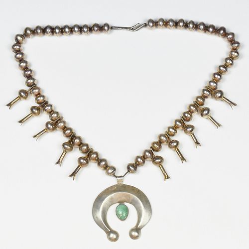 NAVAJO STERLING SILVER SQUASH