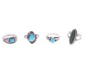 NAVAJO STERLING SILVER TURQUOI