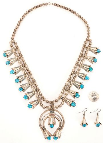 NAVAJO STERLING & TURQUOISE