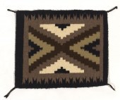 NAVAJO STORM PATTERN WOOL DOLL