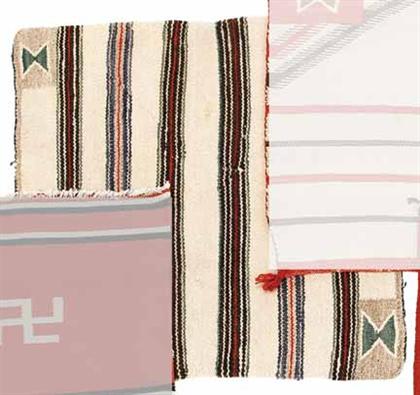 Navajo striped  saddle blanket   