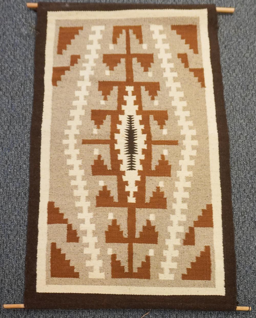 NAVAJO STYLE REGIONAL WEAVING, 56 X