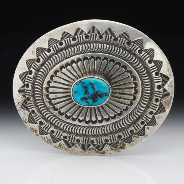 NAVAJO STYLE STERLING SILVER AND