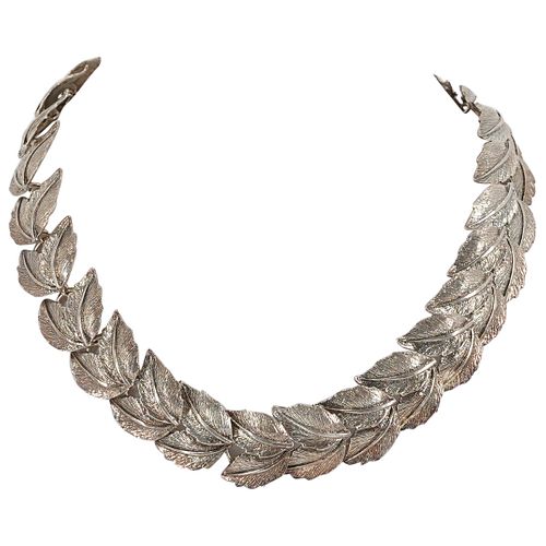NAVAJO STYLE STERLING SILVER LEAF