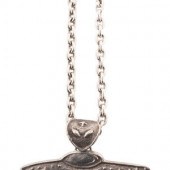 Navajo Tufa Cast Silver Space