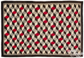 NAVAJO TUMBLING BLOCKS WOOL RU