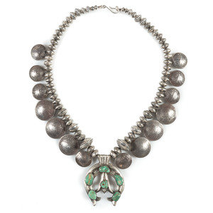Navajo Turquoise and Coin Squash