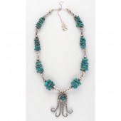 Navajo Turquoise Necklace with