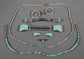 NAVAJO TURQUOISE & SILVER JEWE