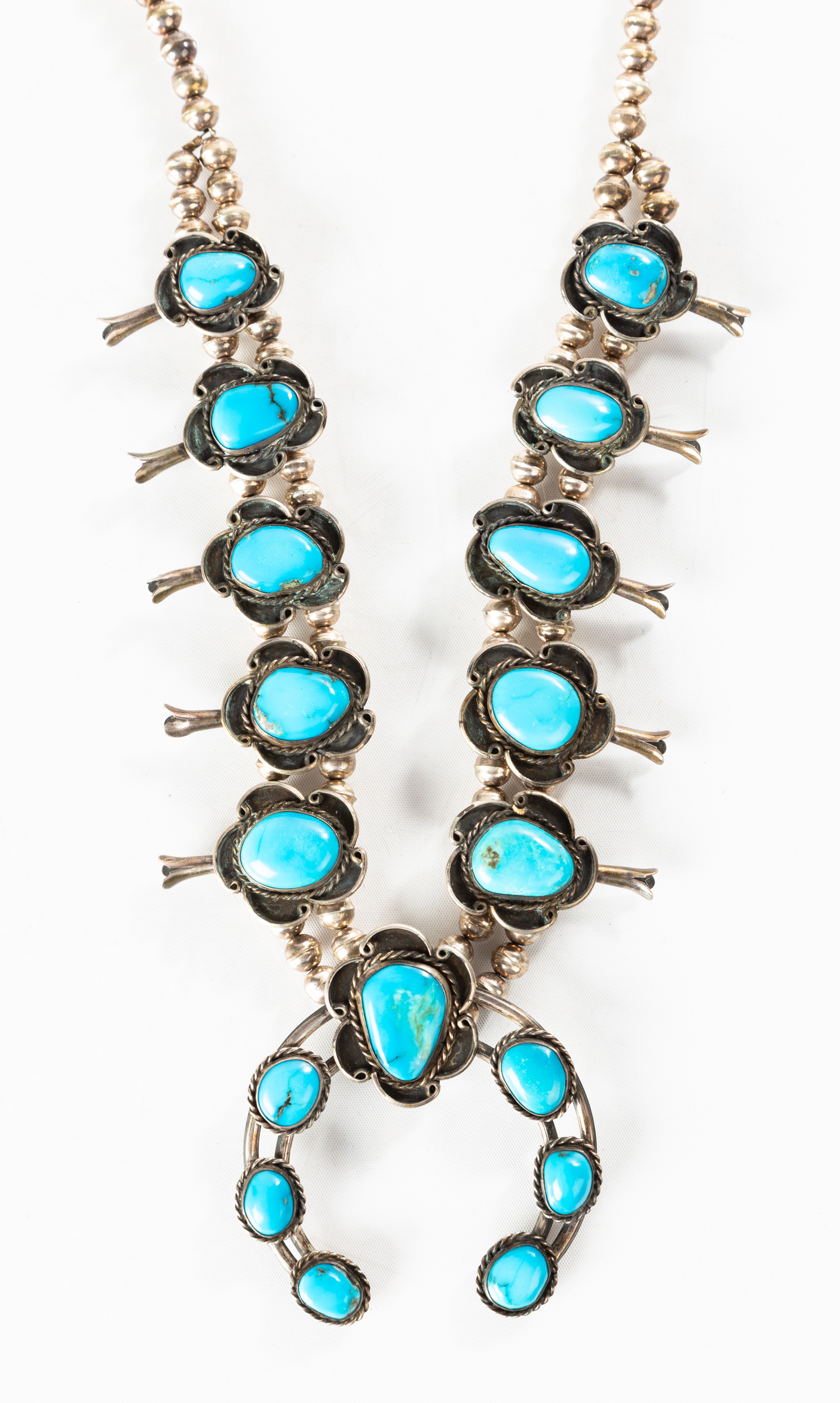 NAVAJO TURQUOISE & SILVER SQUASH