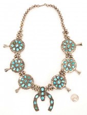 NAVAJO TURQUOISE & SILVER SQUA