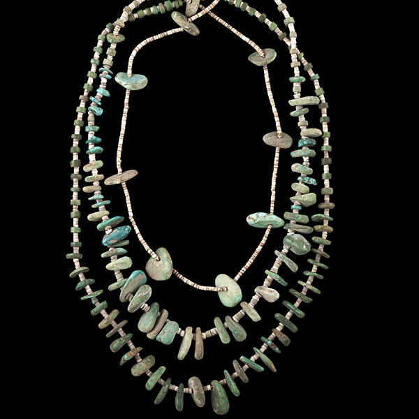 Navajo Turquoise Tab Necklaces
