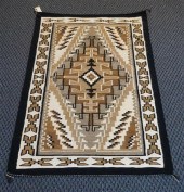 NAVAJO 'TWO GRAY HILLS' WOVEN