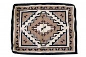 NAVAJO TWO GREY HILLS BLANKETw