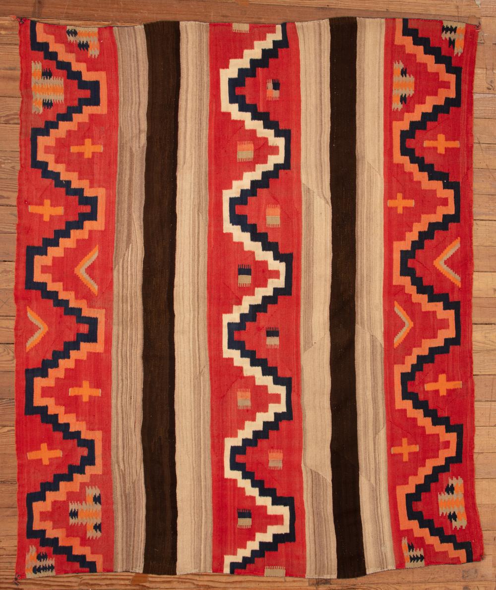 NAVAJO WEARING BLANKET-STYLE