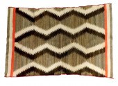 NAVAJO WEAVING, C. 1960, ZIG Z