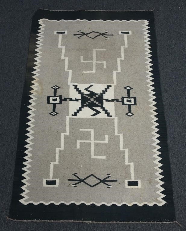 Navajo wool blanket, 5"w x 3'8"l
