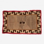 NAVAJO WOOL BLANKET WITH CATTL