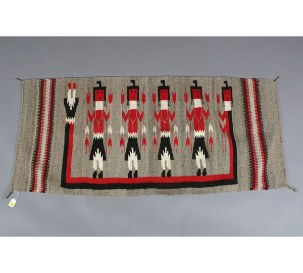 Navajo wool rug/blanket weaving