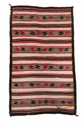 NAVAJO WOOL RUGwith black and