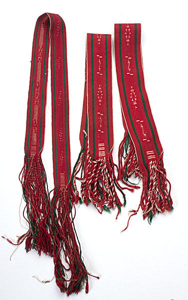 Navajo Woven Garters and Sash lot