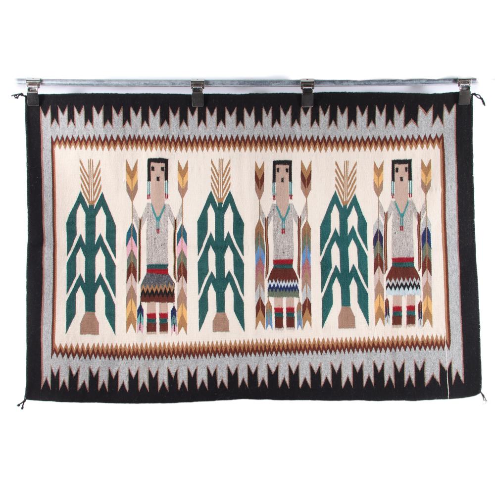 NAVAJO YEI-BICHAI POLYCHROME HAND