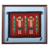 NAVAJO YEI WEAVING NATIVE AMER