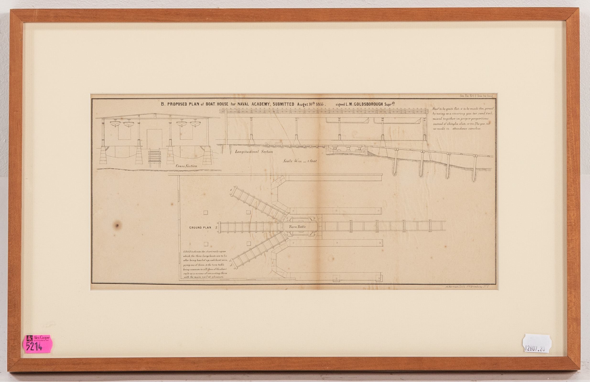 NAVAL ACADEMY ARCHITECTURAL DRAWING