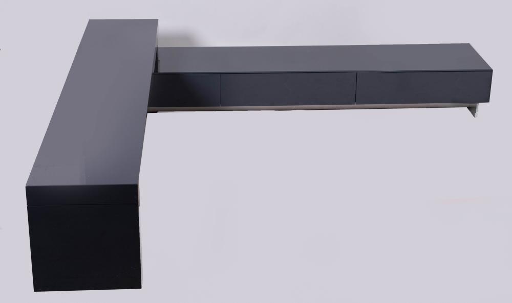 NAVY BLUE CORNER STORAGE UNITS 18 X